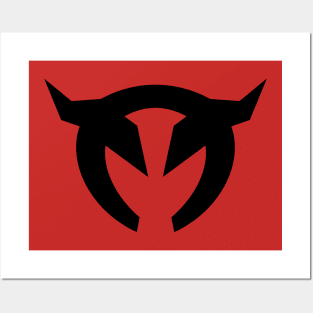 Devil Logo Simple Posters and Art